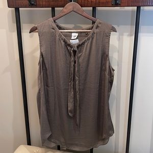 CAbi Size L Loden Blouse Olive Green